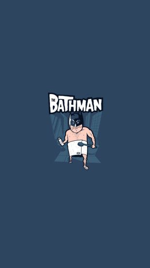 The Bathman Funny Android Wallpaper ...