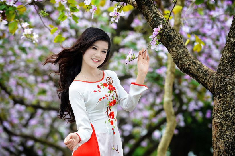 Cute asian girl HD Wallpaper 1920x1080