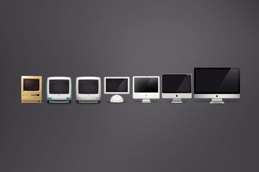 Download Wallpaper x Mac Apple Computers Evolution Full
