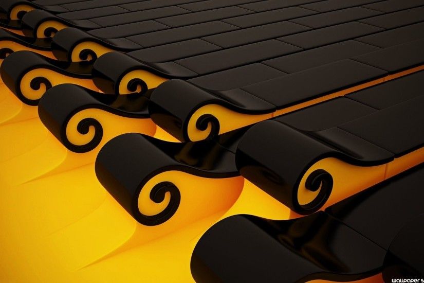 Hd Black And Yellow Wallpapers 9 Wide Wallpaper