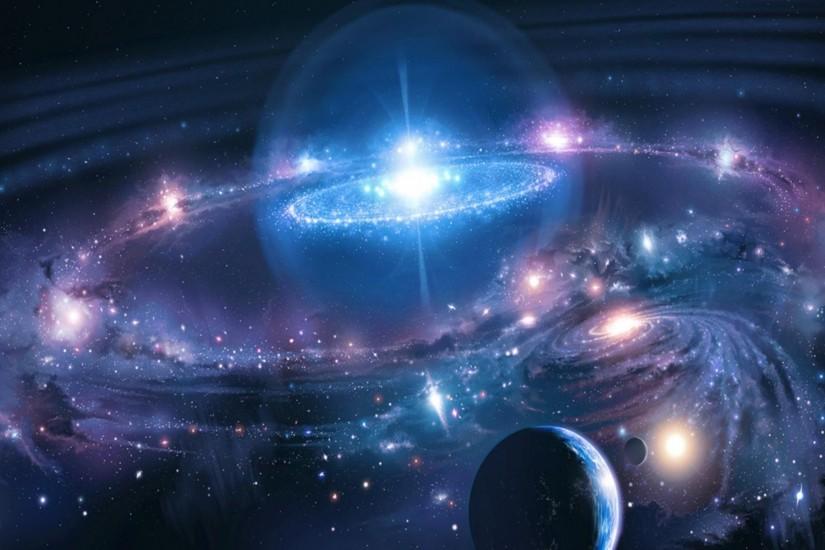 Outer Space Stars Galaxies Planets Background Images