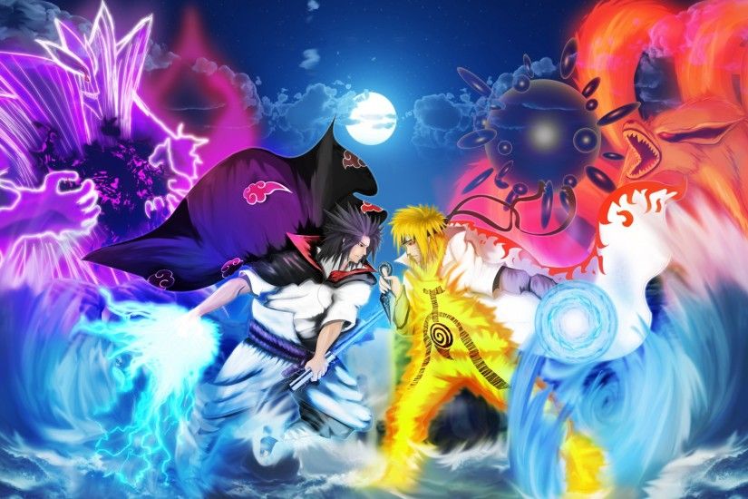 Naruto vs Sasuke - Naruto: Shippuden wallpaper