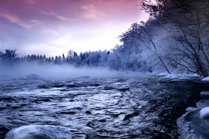 Free Microsoft Screensavers Winter Scene | Winter Scenes Scene ~ Beautiful  Winter Desktop Wallpaper, Free