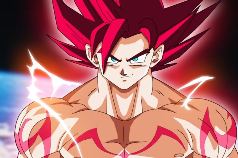 Anime Dragon Ball Super Super Saiyan God Goku Wallpaper
