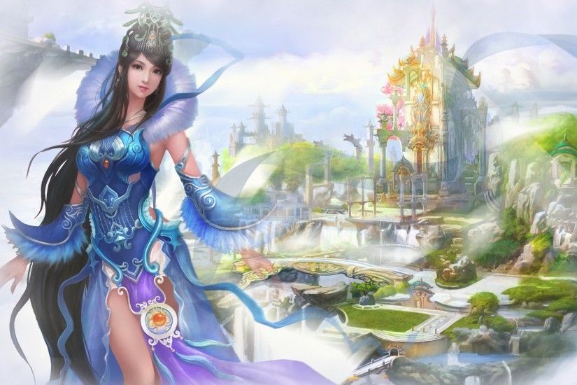 Jade dynasty perfect world mmorpg china game wallpapers fantasy asian  castle wallpaper | 2560x1600 | 133729 | WallpaperUP