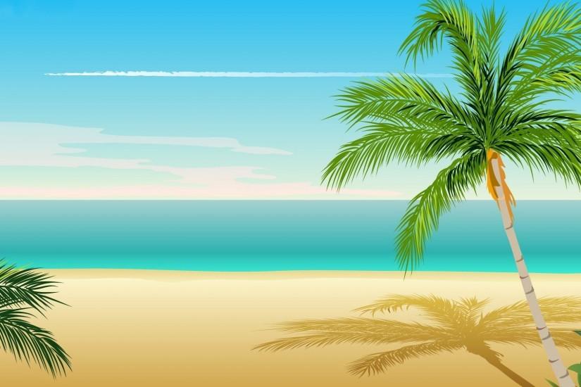 Palm tree wallpaper - Vector wallpapers - #7444