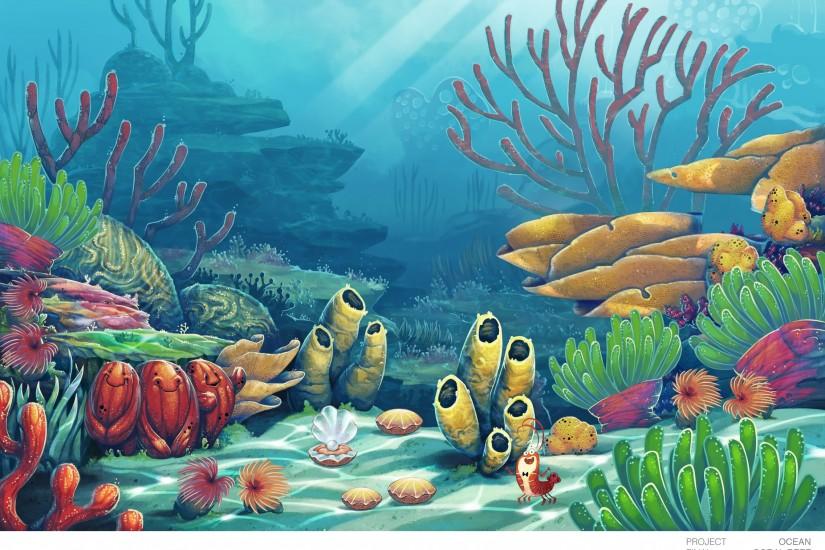 Ocean Animal - Final Background from Coral Reef by mausetta on .