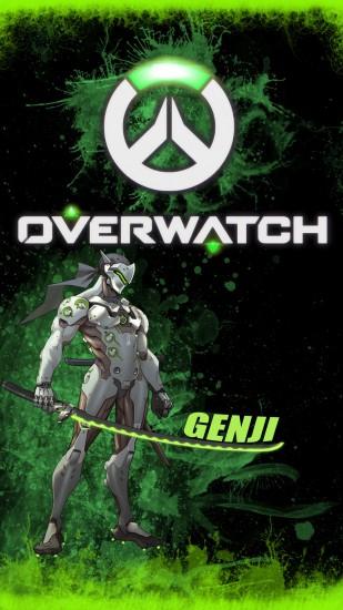 free overwatch genji wallpaper 1080x1920