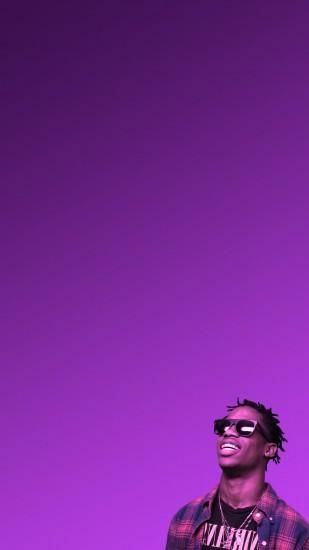 I made an iPhone wallpaper so that Travis can preview your notifications  for you ...