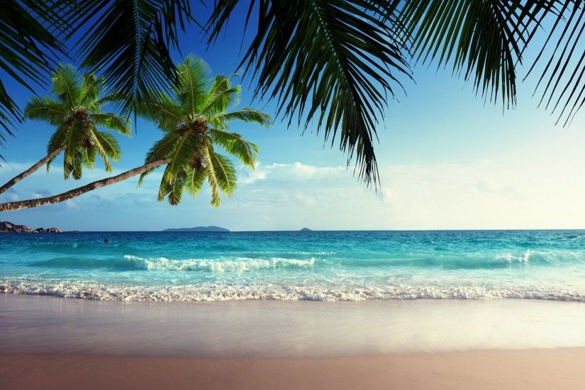 Tropical Beach Wallpaper - Wallpapers Browse