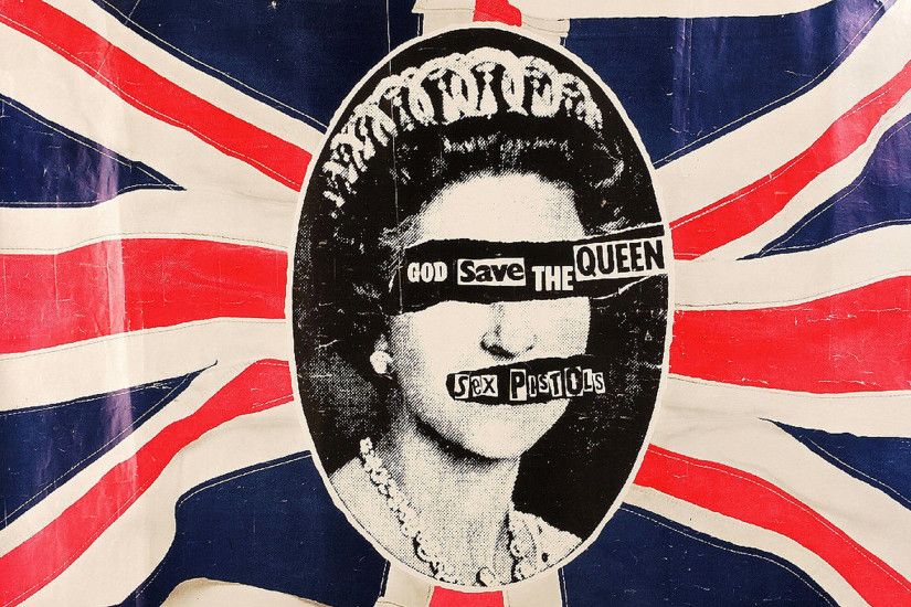 Jamie Reid, Sex Pistols, God Save the Queen, 1977 - Photo: Courtesy of  Steven Kasher Gallery, New York