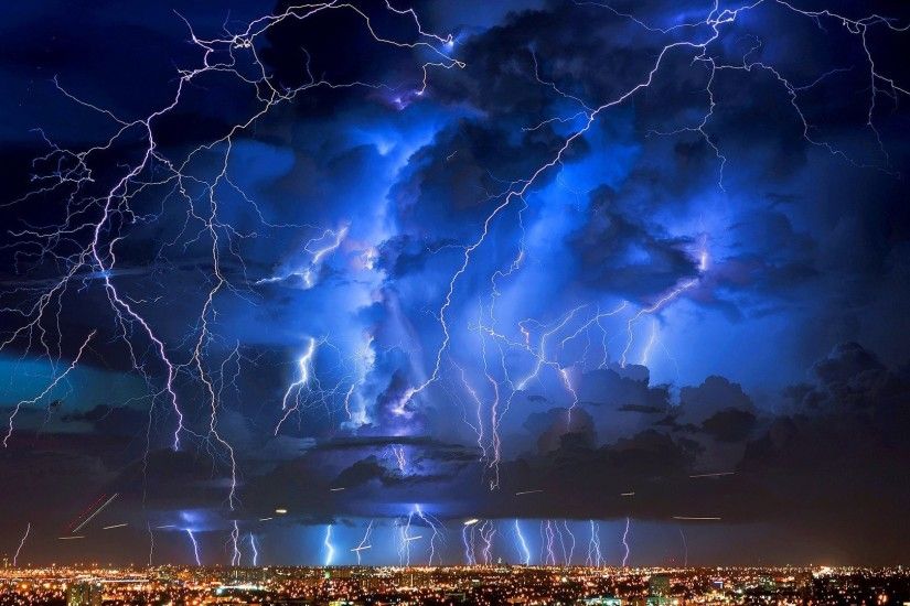 Lightning Tag - Rain Lightning Storm Thunderstorm Clouds Nature Sky Live  Wallpaper For Android Free Download