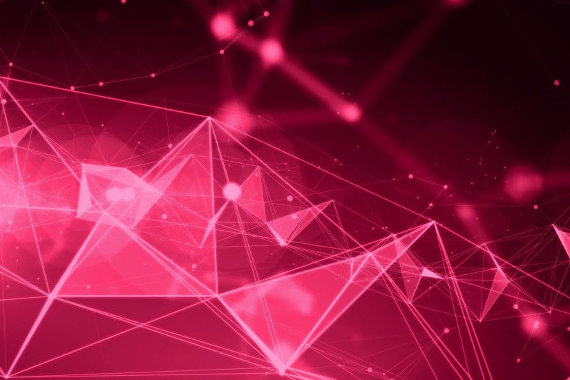 4k Technology Abstract Animation Background Seamless Loop. Pink Color