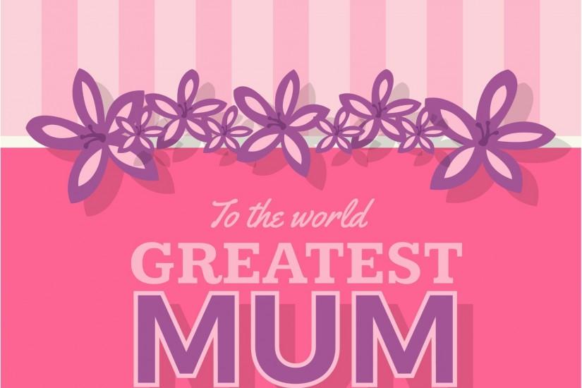 Greatest Mother's Day Background