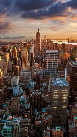 New York 4k sunset Empire State Building evening Manhattan USA Source Â· 4K  City Wallpaper 23 images