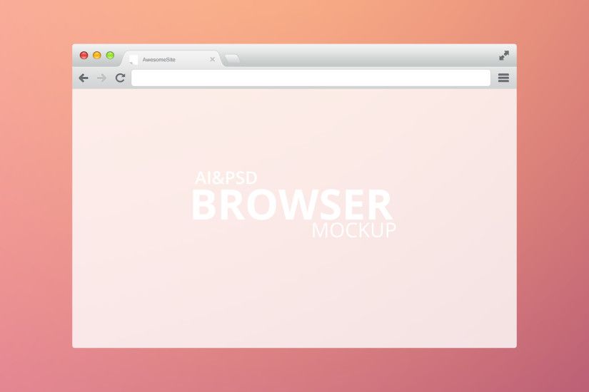 Browser-Mockup ...