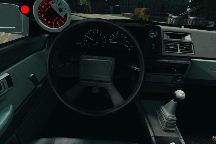 Toyota AE86 TRUENO Initial D for GTA 4 side view