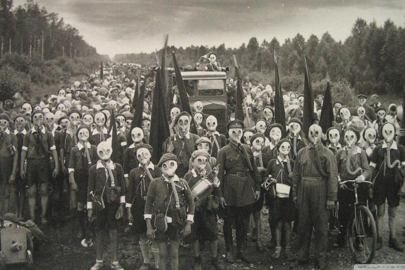 amazing gas mask wallpaper 1920x1080 4k