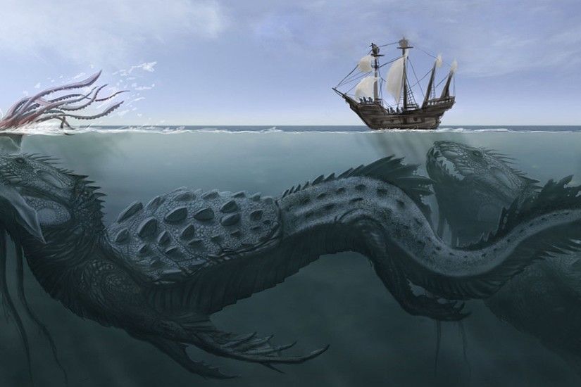 Horror Sea Monster Wallpapers