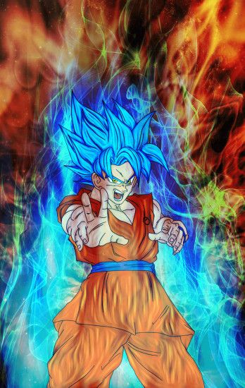 Super Saiyan God Goku Wallpaper - WallpaperSafari