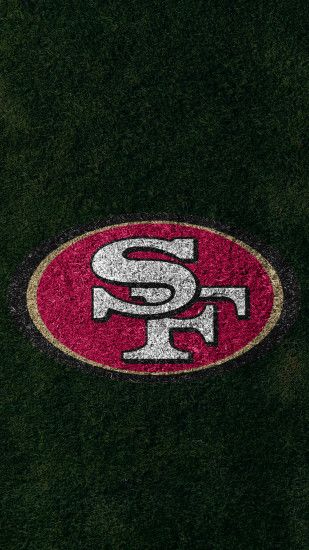 ... San Francisco 49ers 2017 turf logo wallpaper free iphone 5, 6, 7, galaxy