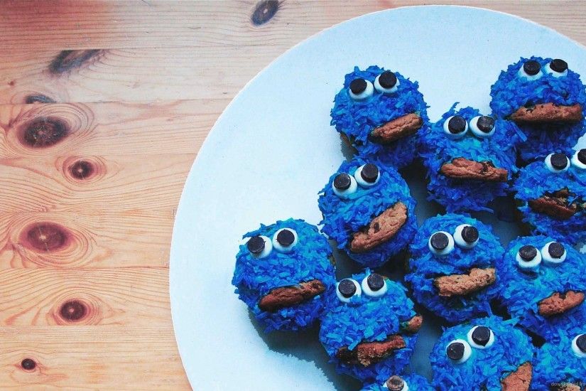 Cookie Monster iPhone Backgrounds Pinterest Blue White
