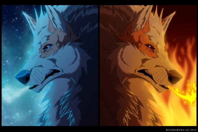 Fire And Ice Wolf Wallpaper Arcanine: fire and ice by