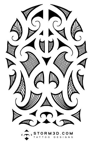 The ordered design will be sent by e-mail in a high resolution .jpg or  .tiff file. Download a full-size maori tattoo example for free.