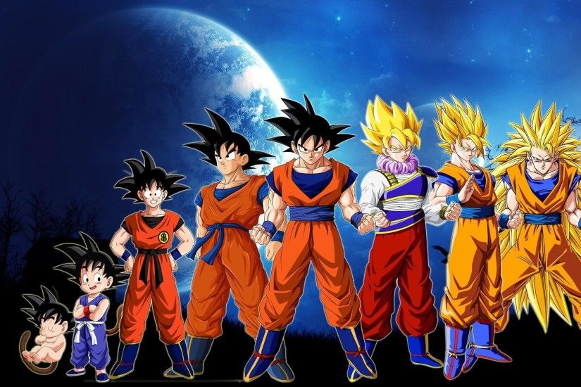 Dragon Ball Z Goku Story Wallpaper For Iphone | Cartoons Images