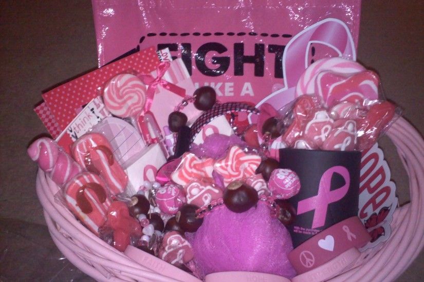 Breast Cancer Awareness Gift Basket from Connie's Creations