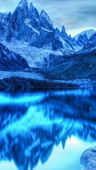 1080x1920 snow mountain reflection iPhone 6 wallpapers HD - 6 Plus  backgrounds