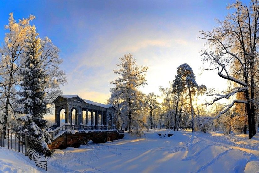 Winter Scenery Wallpaper – HD Widescreen