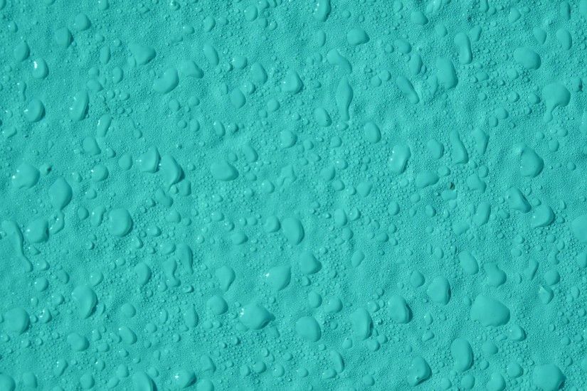 Turquoise Water Droplets Background