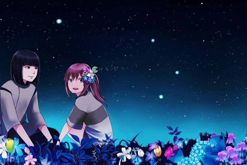 Flowers haku night ogino chihiro spirited away stars wallpaper | 2732x1536  | 508711 | WallpaperUP