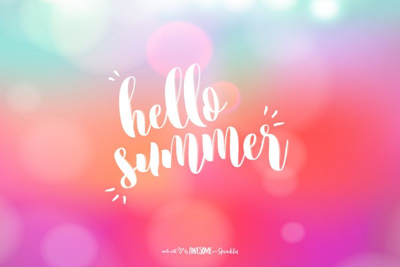 DOWNLOAD “Hello Summer” Desktop Wallpaper ...