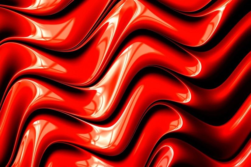 Cool red 3D graphic design wallpaper