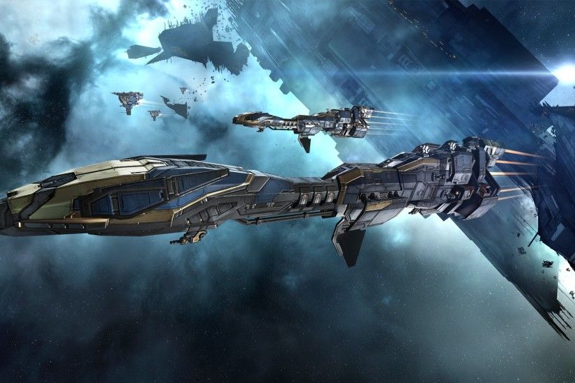 EVE Online, Minmatar, Video Games, Spaceship, Concept Art, Science Fiction,  Space, Stabber Cruiser Wallpaper HD