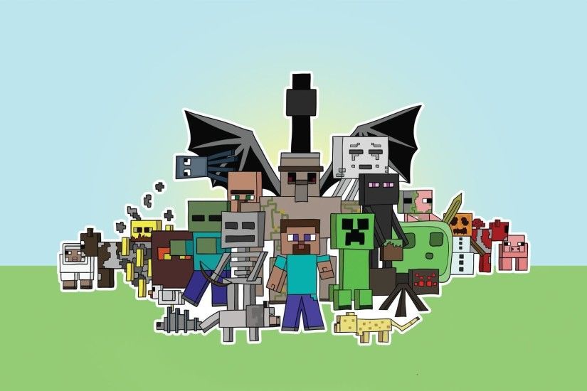 ... Minecraft Mob Desktop Wallpapers | Minecraft mobs and Wallpaper ...