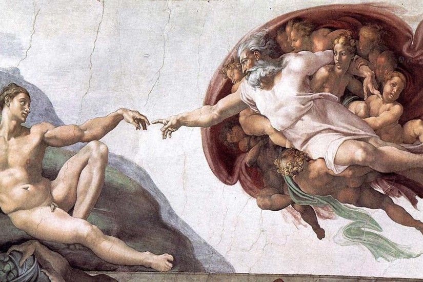 The Creation Of Adam Michelangelo
