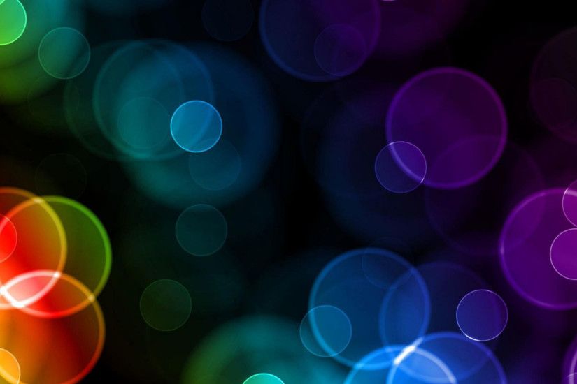 hd pics photos beautiful colorful circles lights neon multi color hd  quality desktop background wallpaper