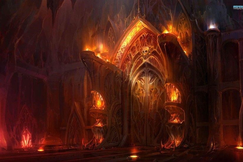 The gates of hell wallpaper - Fantasy wallpapers - #