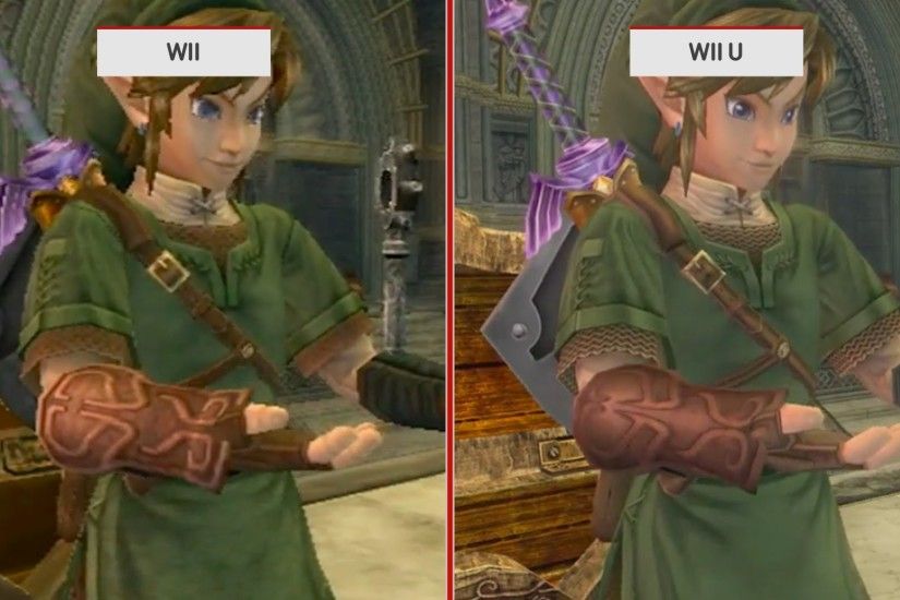 The Legend of Zelda: Twilight Princess HD Graphics Comparison Wii U vs Wii  vs GCN - YouTube