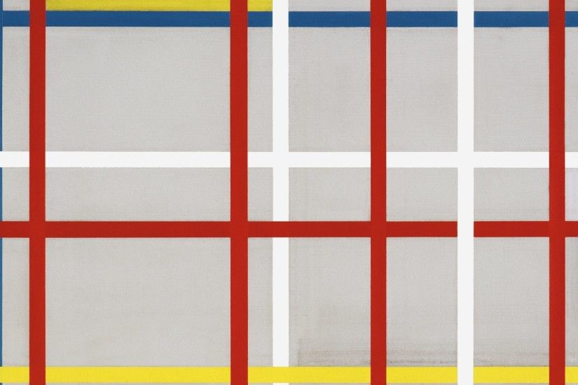 New York City, 3 (unfinished) - Mondrian, Piet | Museo Nacional  Thyssen-Bornemisza