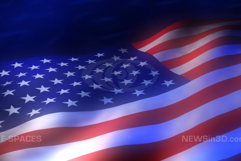 American flag animated background