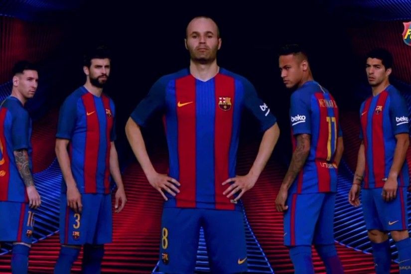 FC Barcelona uniforme 2016 - 2017 - YouTube