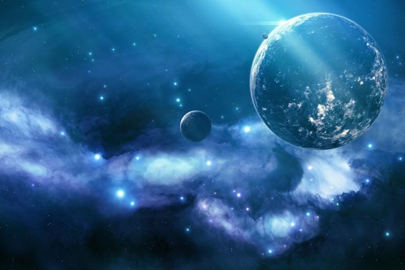 Description: The Wallpaper above is Planet blue nebula Wallpaper in  Resolution 2560x1600. Choose your Resolution and Download Planet blue  nebula Wallpaper