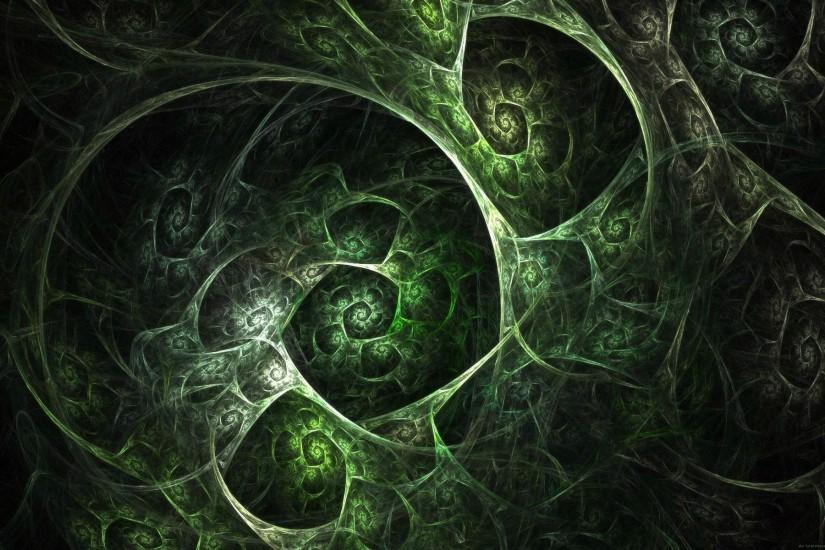 Black And Green Abstract Wallpaper HD Resolution