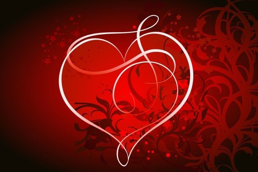Valentines Day Wallpapers. Previous Wallpaper. Red Heart With Red Design  Background