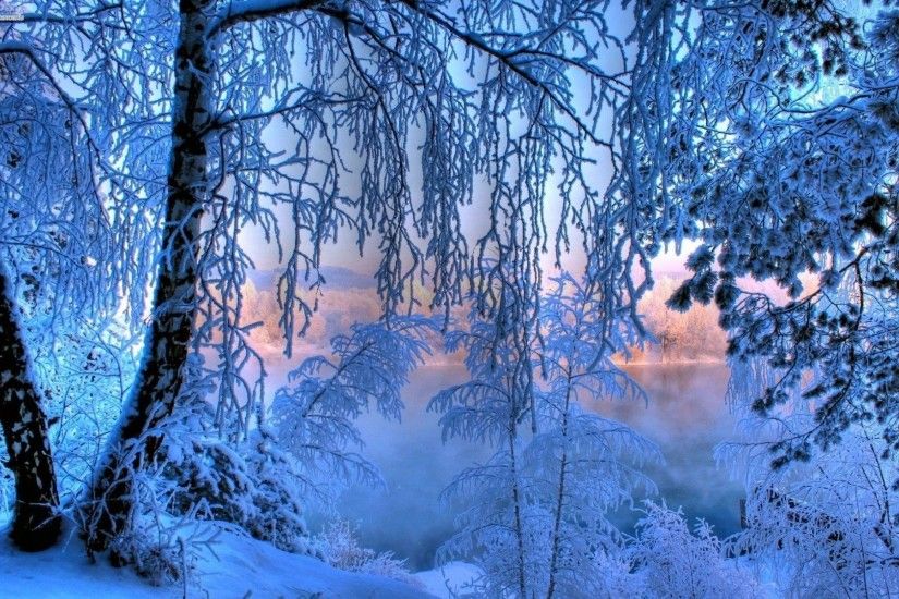 Sunrise at winter