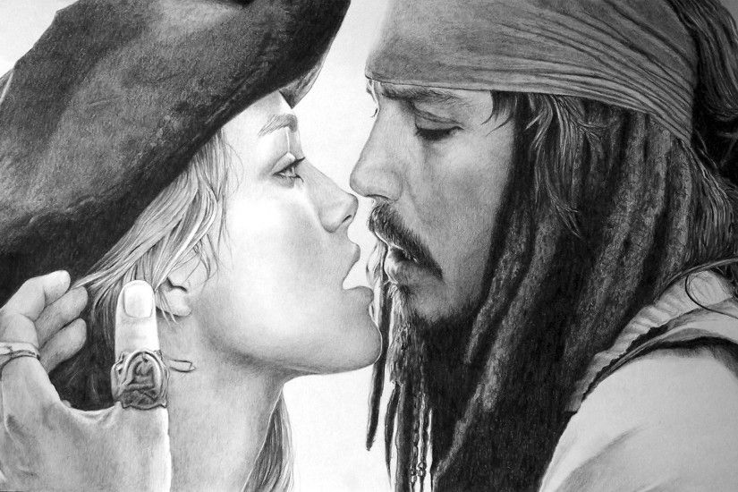 Keira Knightley Pirates of the Caribbean Johnny Depp Captain Jack Sparrow  Elizabeth Swann wallpaper | 1920x1200 | 282123 | WallpaperUP